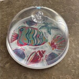 Colorful Fish Design Cake Dome